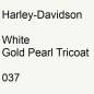 Preview: Harley-Davidson, White Gold Pearl Tricoat, 037.